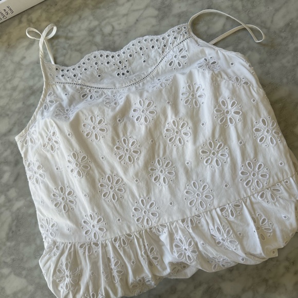 Aritzia Allegra Cotton Poplin Dress XS White - Picture 6 of 9